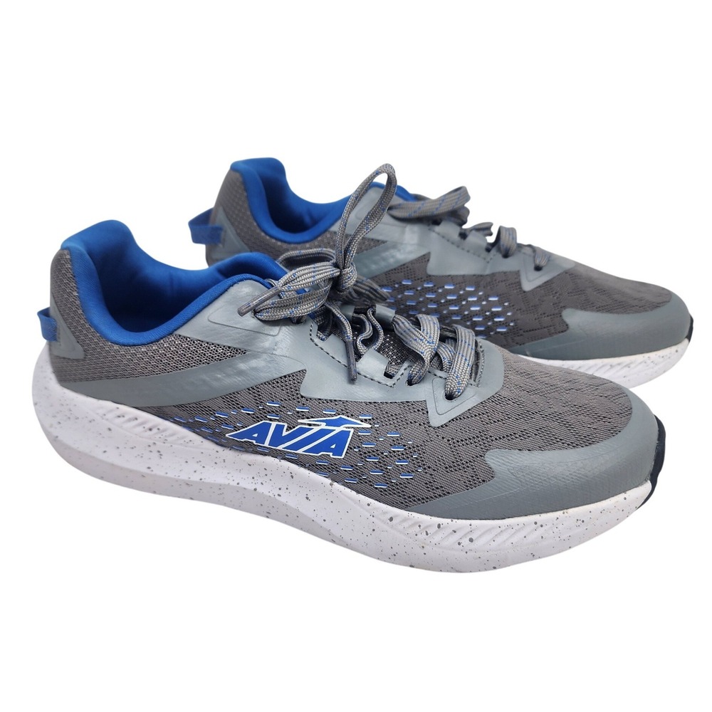 Avia Avi-Storm Mens Running Shoes Grey Blue Athletic‎ Sneakers Size 9